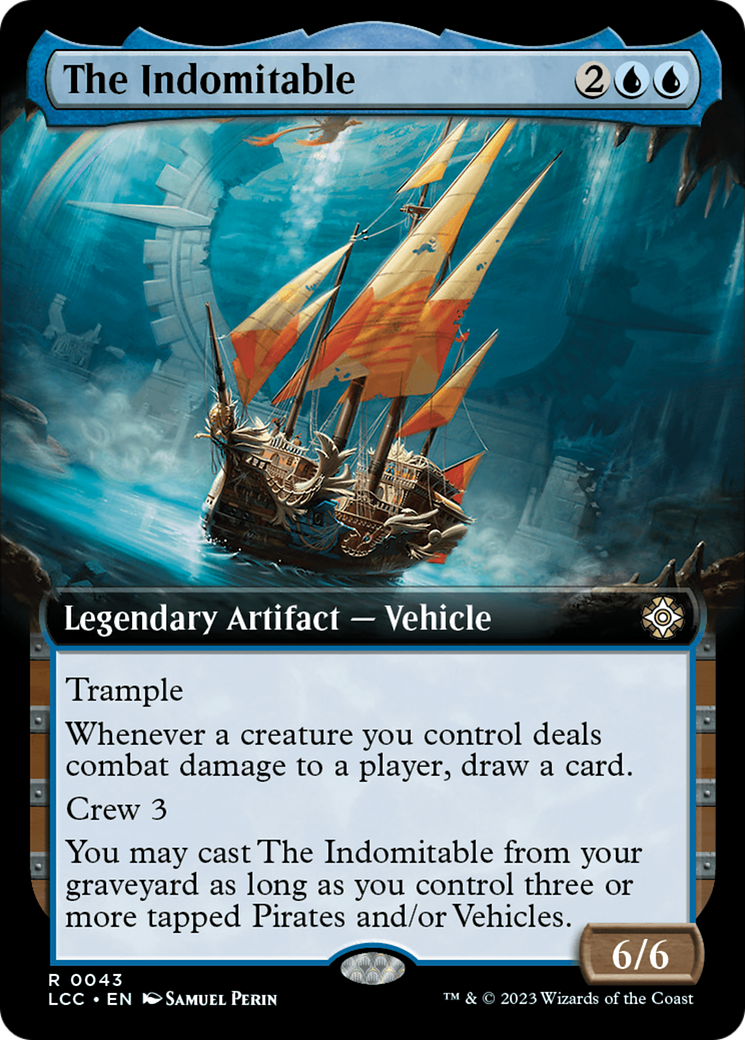 Image of The Indomitable (Extended Art) (LCC-043) - The Lost Caverns of Ixalan Commander: (Extended Art)