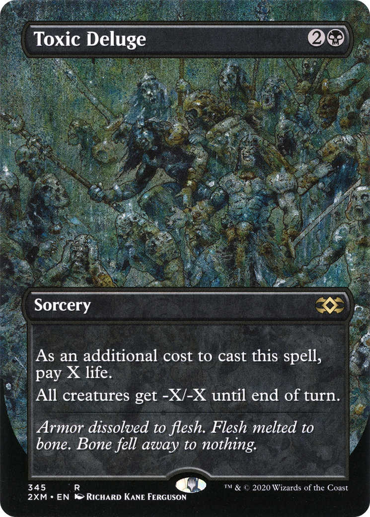 Image of Toxic Deluge (Borderless) (2XM-345) - Double Masters (Borderless) Foil
