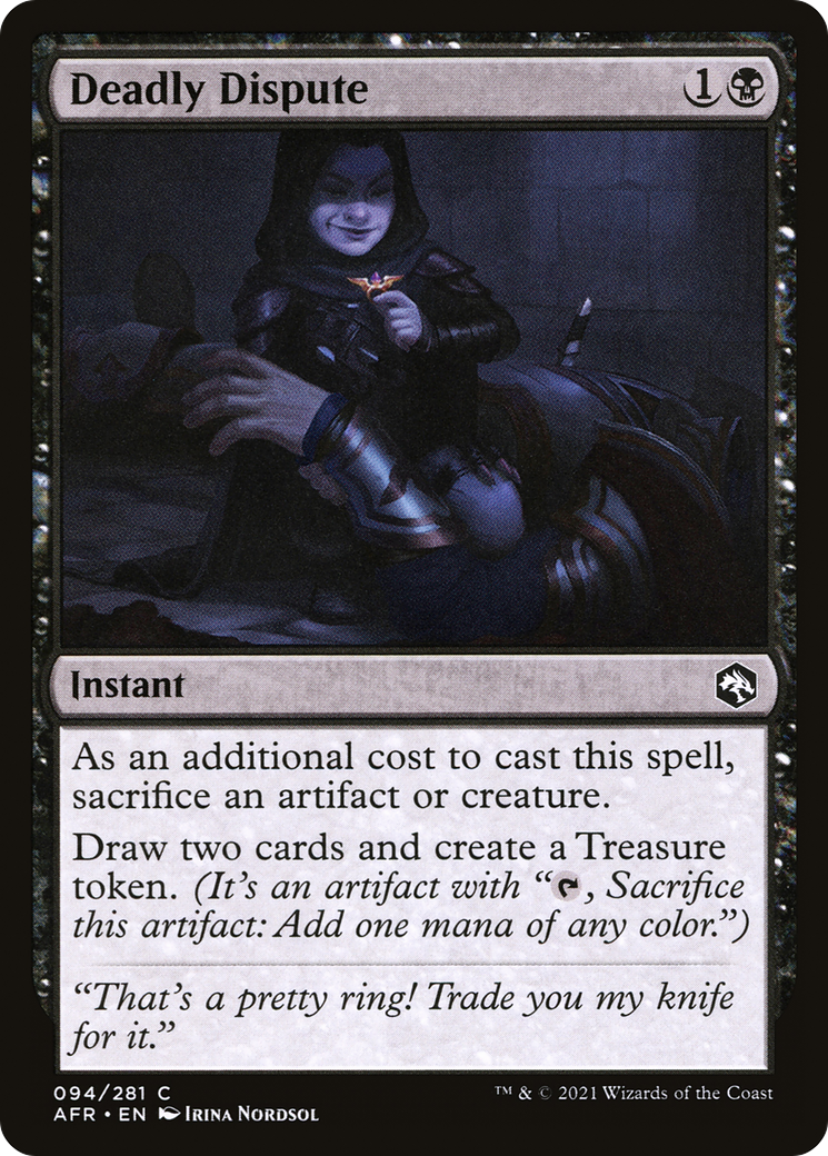 Image of Deadly Dispute (AFR-094) - Adventures in the Forgotten Realms Foil