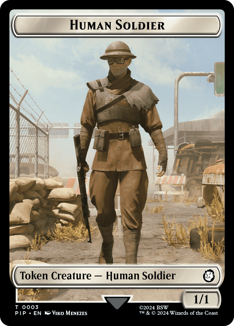 Image of Human Soldier (TPIP-003) - Fallout Tokens
