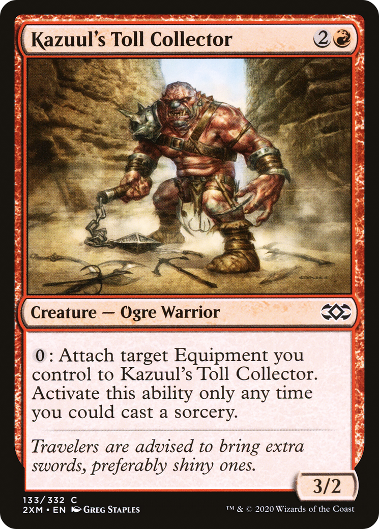 Image of Kazuul's Toll Collector (2XM-133) - Double Masters Foil