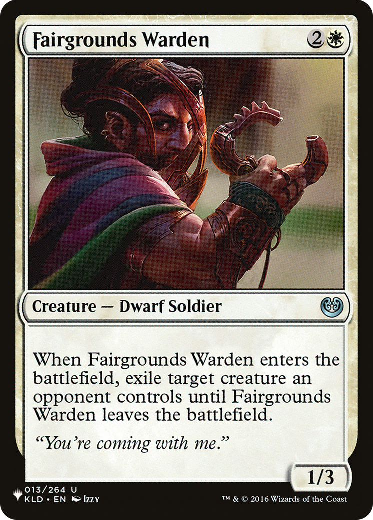 Image of Fairgrounds Warden (LIST-KLD-13) - The List