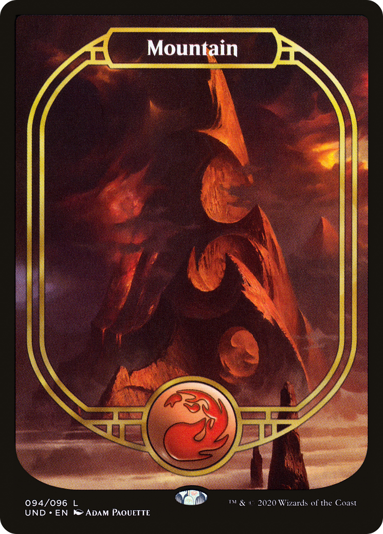 Image of Mountain (Full Art) (UND-094) - Unsanctioned Foil