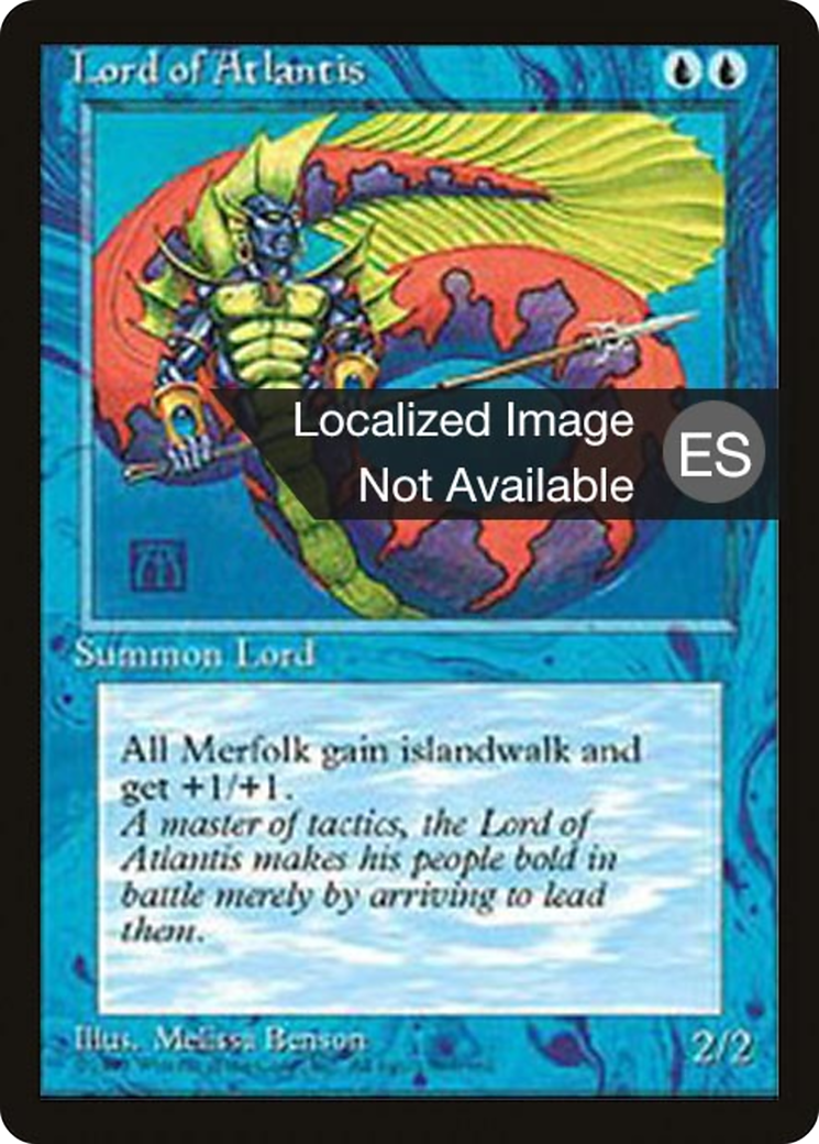 Image of Lord of Atlantis (4BB-082) - Fourth Edition Foreign Black Border