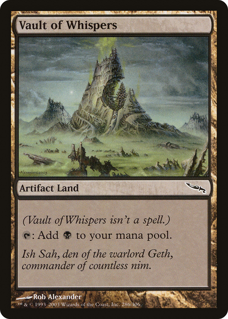Image of Vault of Whispers (MRD-286) - Mirrodin Foil