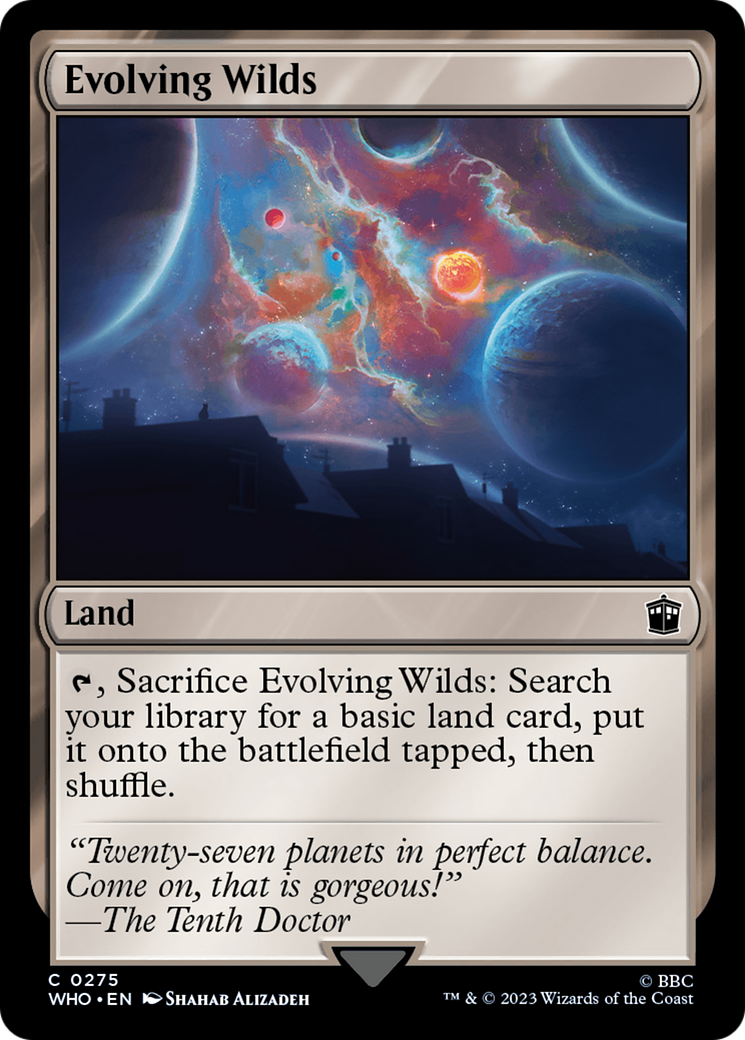Image of Evolving Wilds (WHO-275) - Doctor Who Foil