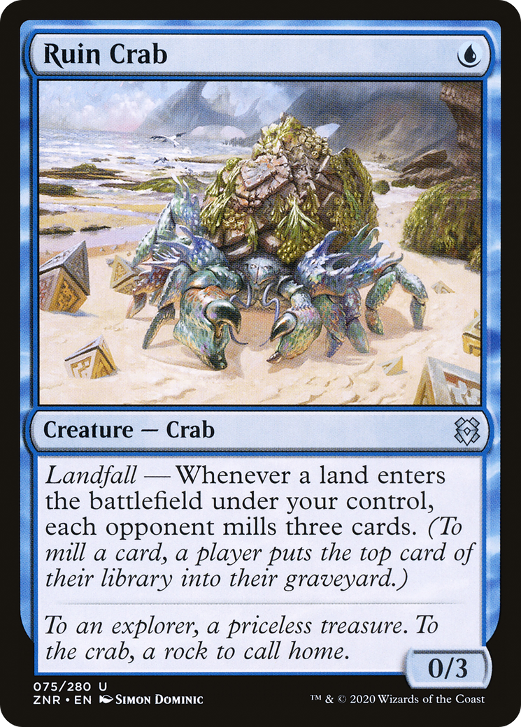 Image of Ruin Crab (ZNR-075) - Zendikar Rising