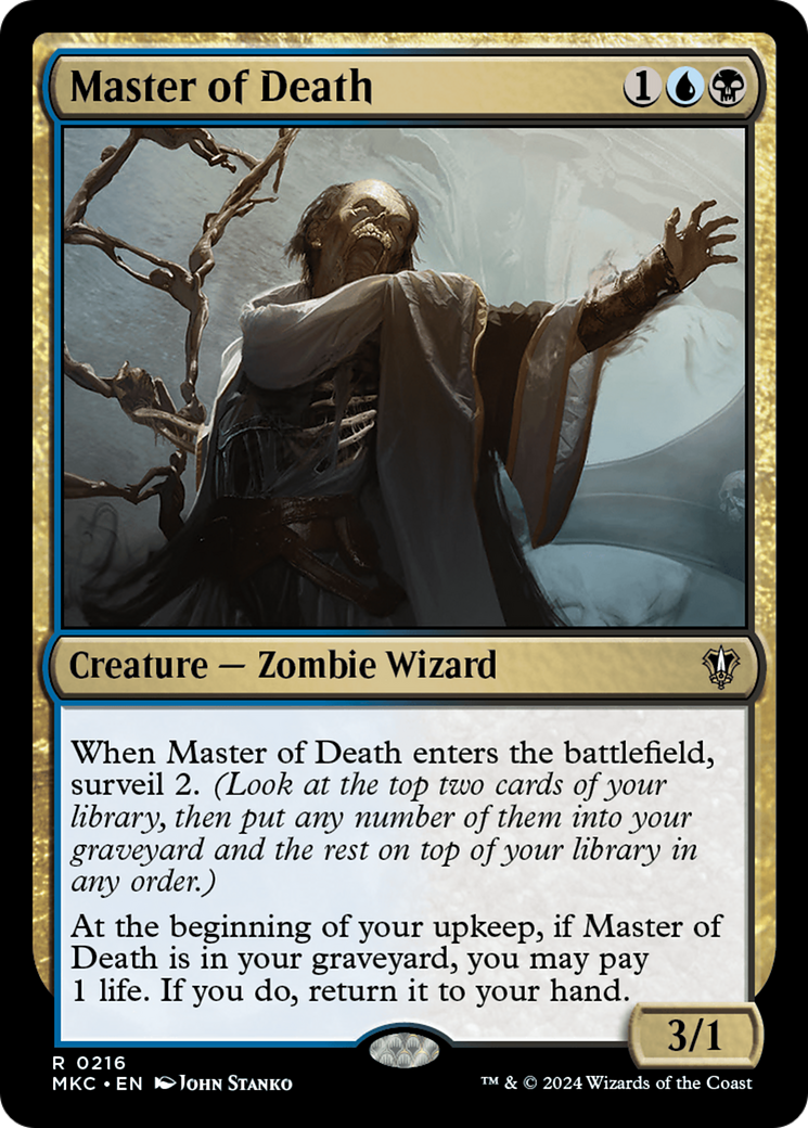 Image of Master of Death (MKC-216) - Murders at Karlov Manor Commander