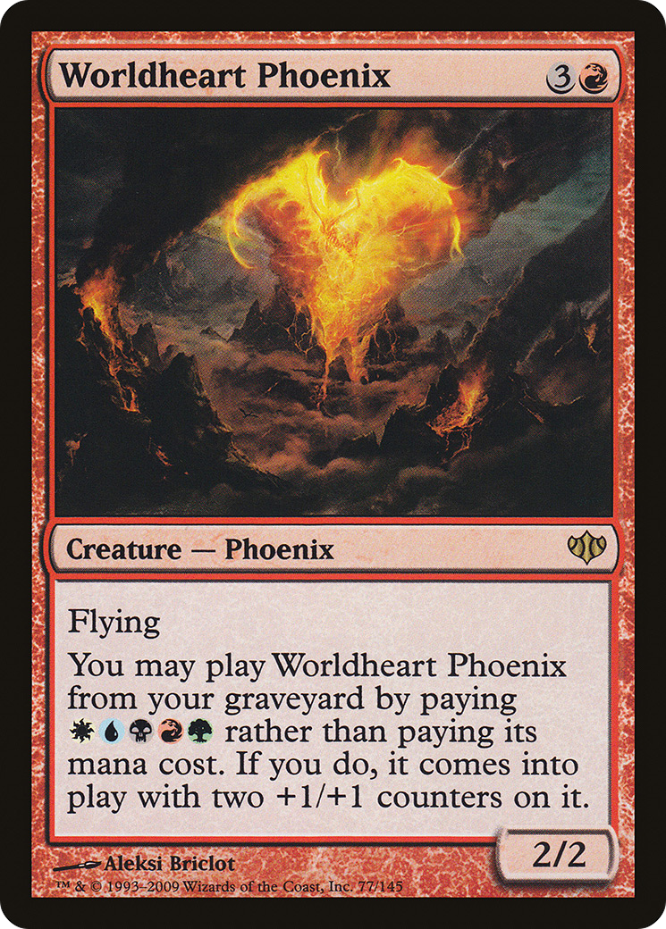Image of Worldheart Phoenix (CON-077) - Conflux Foil