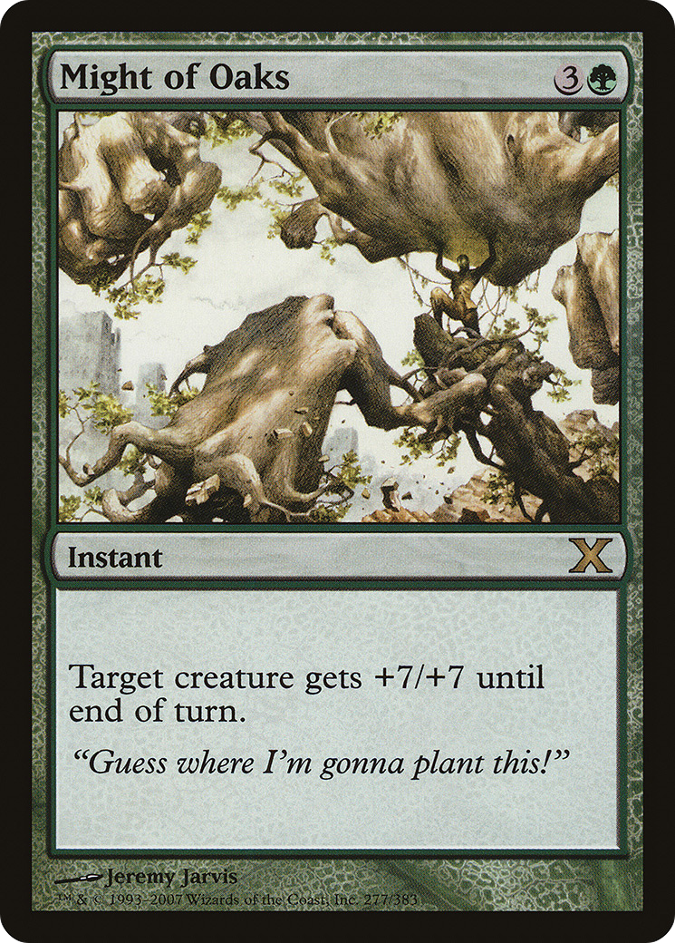 Image of Might of Oaks (10E-277) - Tenth Edition Foil