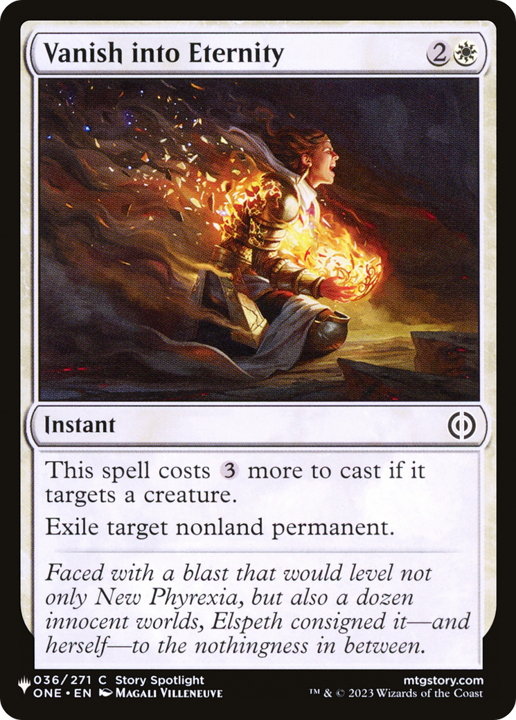Image of Vanish into Eternity (LIST-ONE-36) - The List