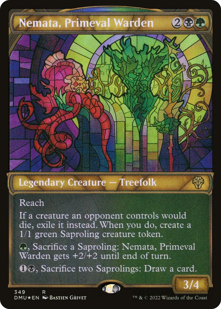 Image of Nemata, Primeval Warden (Textured Foil) (DMU-349) - Dominaria United: (Showcase) Foil