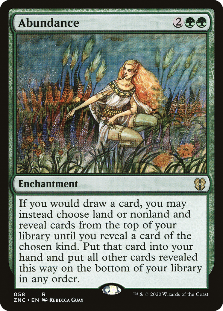 Image of Abundance (ZNC-058) - Zendikar Rising Commander