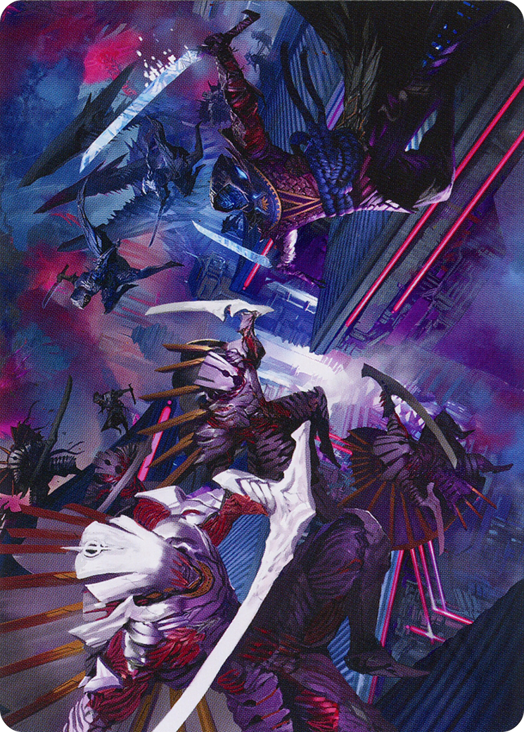Image of Invasion of Kamigawa // Invasion of Kamigawa (AMOM-012) - March of the Machine Art Series (Borderless) Foil