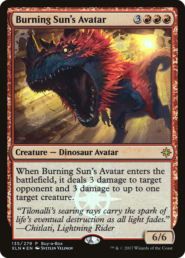 Image of Burning Sun's Avatar (BABP-135) - Ixalan Promos Foil
