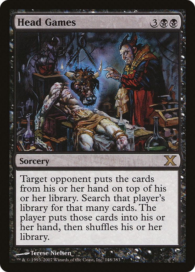 Image of Head Games (10E-148) - Tenth Edition Foil