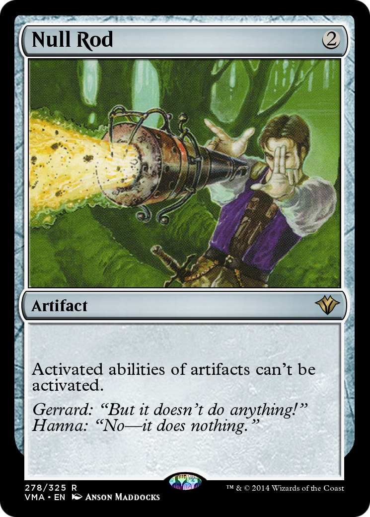 Image of Null Rod (VMA-278) - Vintage Masters Foil