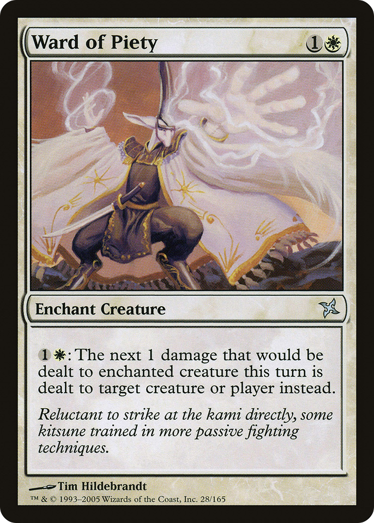 Image of Ward of Piety (BOK-028) - Betrayers of Kamigawa