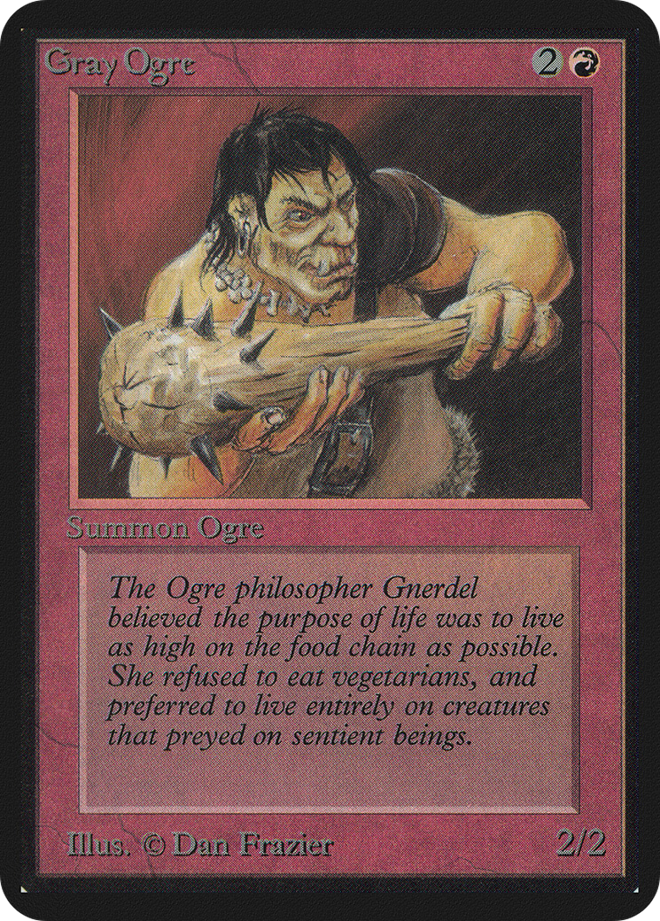 Image of Gray Ogre (LEA-) - Limited Edition Alpha