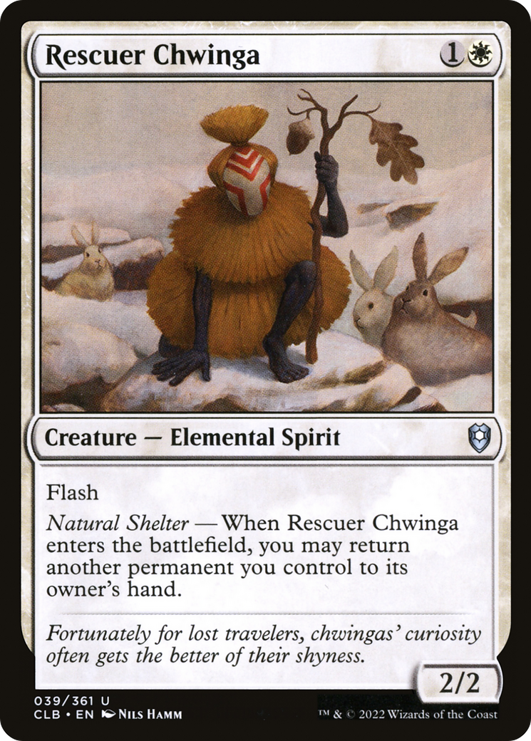Image of Rescuer Chwinga (CLB-039) - Commander Legends: Battle for Baldur's Gate Foil