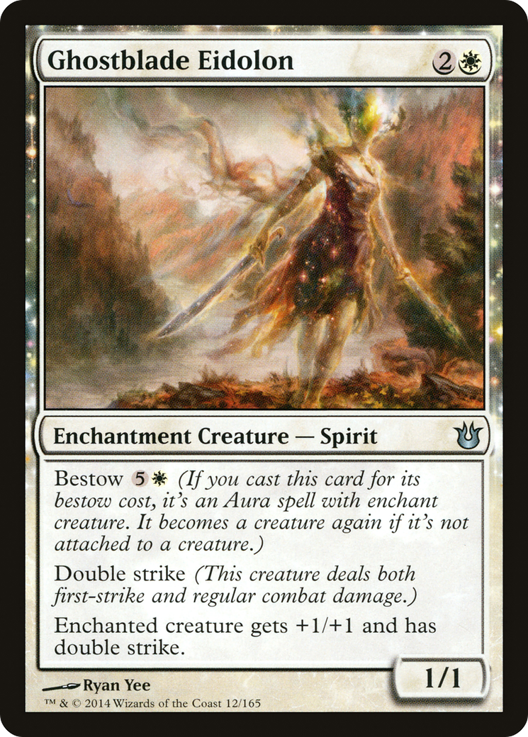 Image of Ghostblade Eidolon (BNG-012) - Born of the Gods: (enchantment) Foil