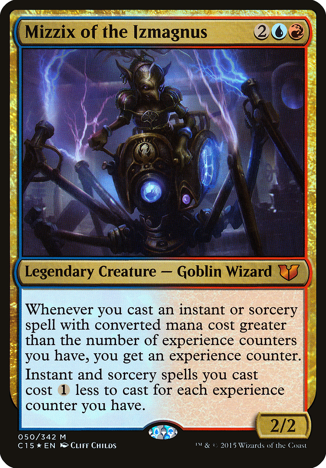 Image of Mizzix of the Izmagnus (Commander 2015) (OVER-050) - Commander 2015 Oversized Foil