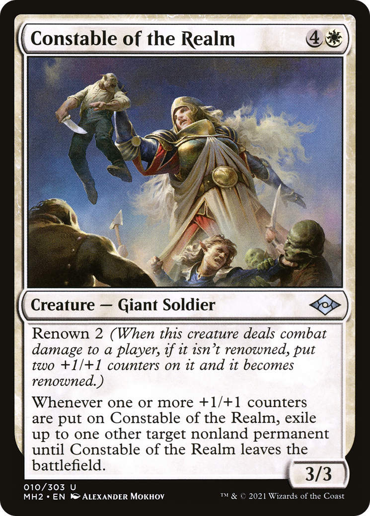 Image of Constable of the Realm (MH2-010) - Modern Horizons 2 Foil