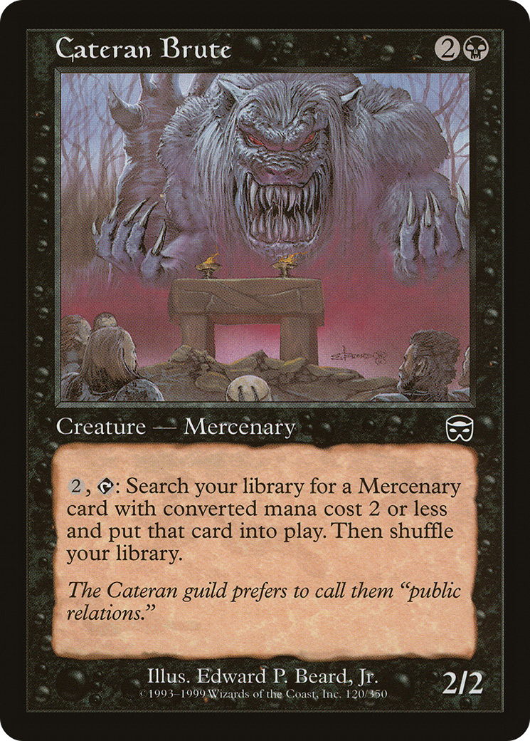 Image of Cateran Brute (MMQ-120) - Mercadian Masques