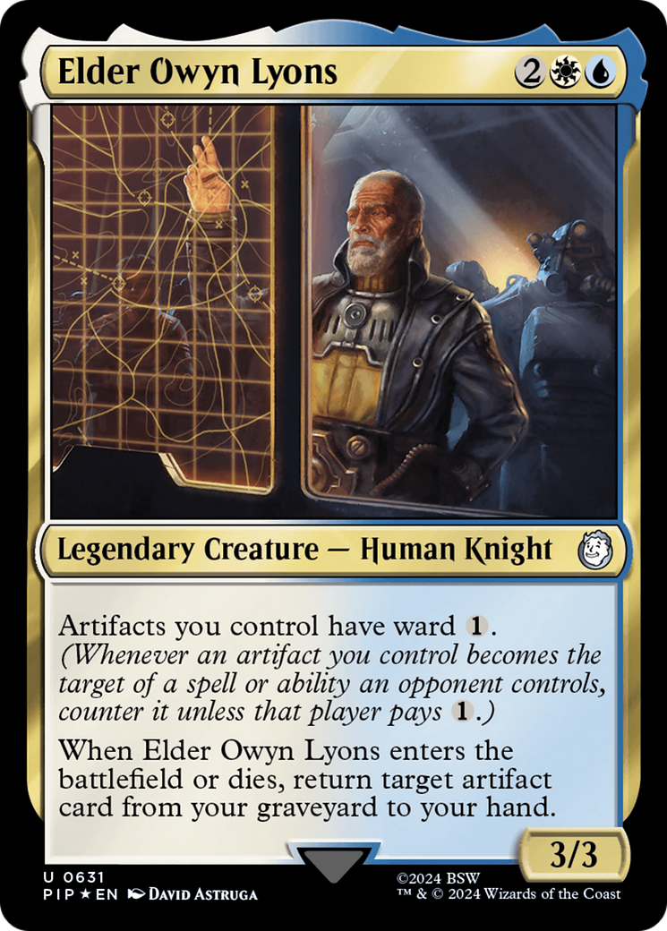 Image of Elder Owyn Lyons (Surge Foil) (PIP-631) - Fallout Foil