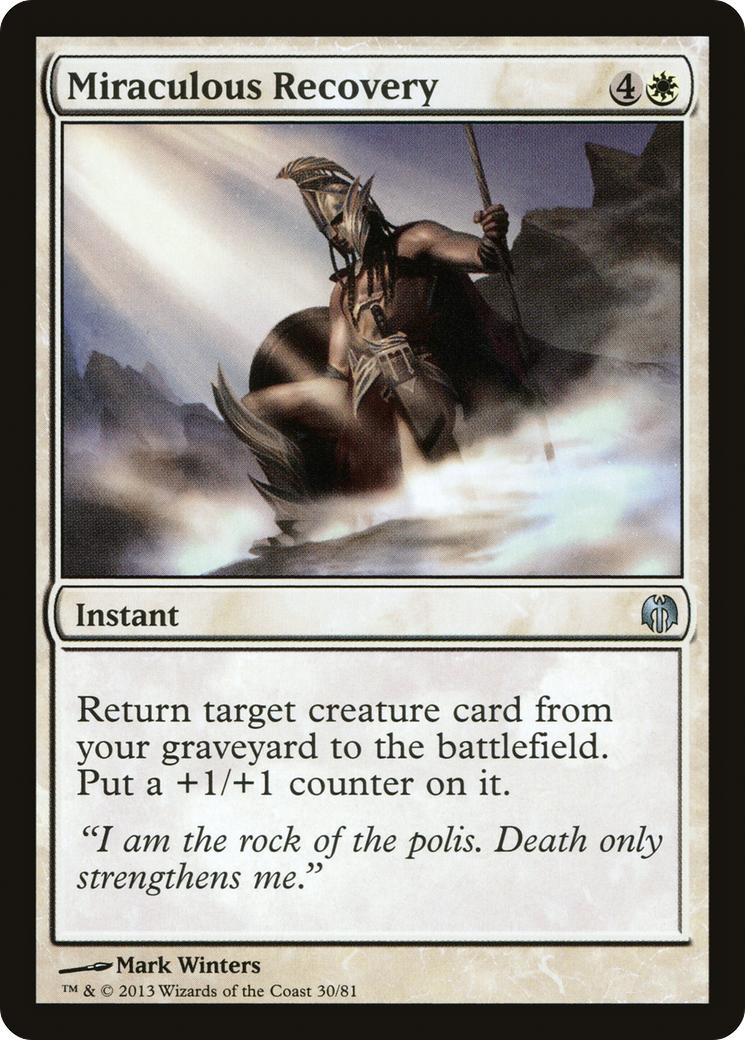 Image of Miraculous Recovery (DDL-030) - Duel Decks: Heroes vs. Monsters