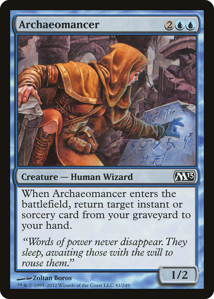 Image of Archaeomancer (M13-041) - Magic 2013 Foil