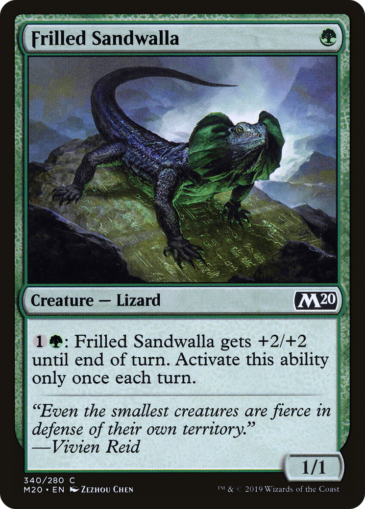 Image of Frilled Sandwalla (M20-340) - Core Set 2020