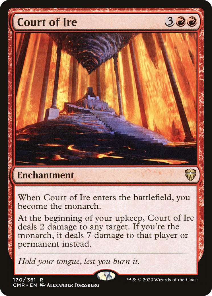 Image of Court of Ire (CMR-170) - Commander Legends Foil