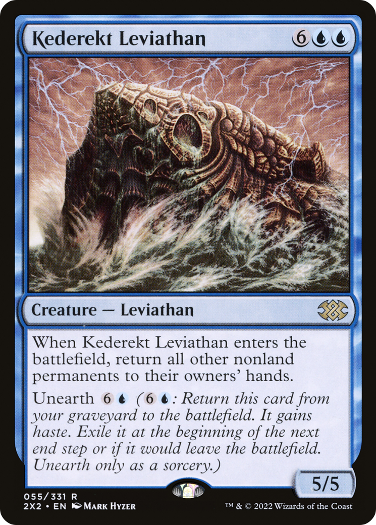 Image of Kederekt Leviathan (2X2-055) - Double Masters 2022 Foil