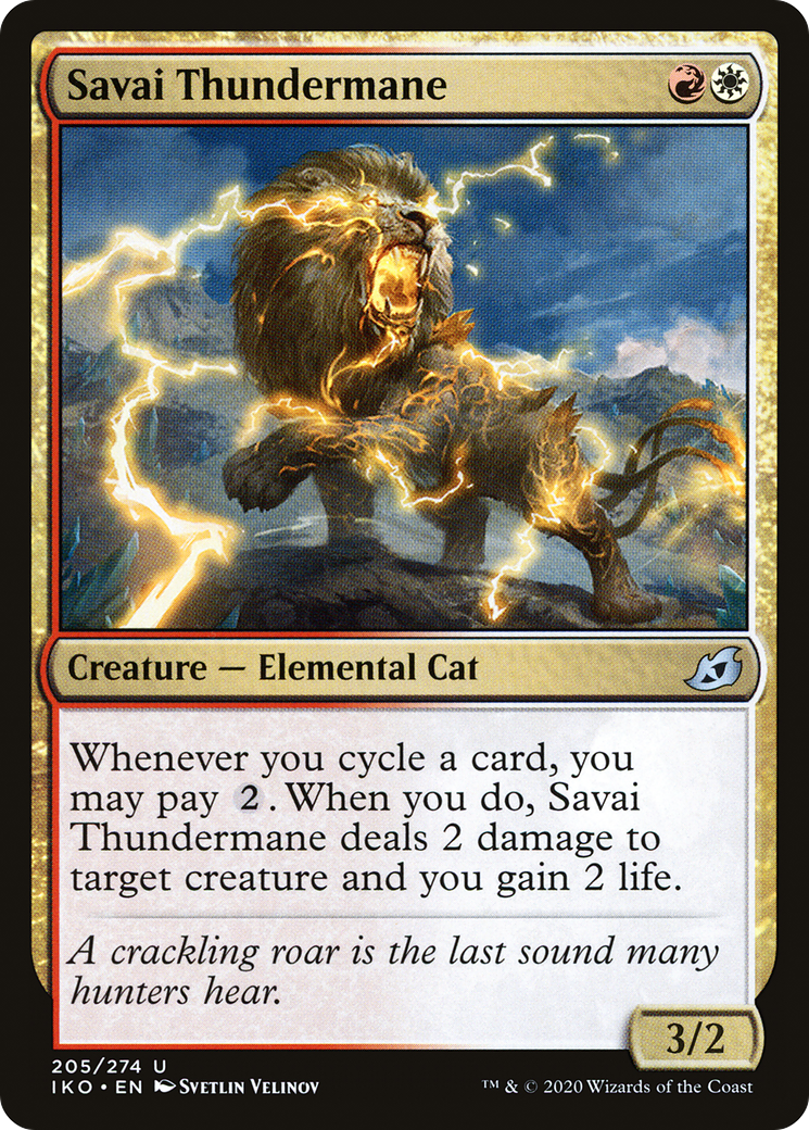 Image of Savai Thundermane (IKO-205) - Ikoria: Lair of Behemoths