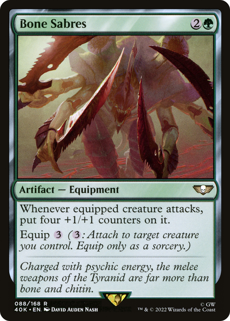 Image of Bone Sabres (40K-088) - Warhammer 40,000 Commander