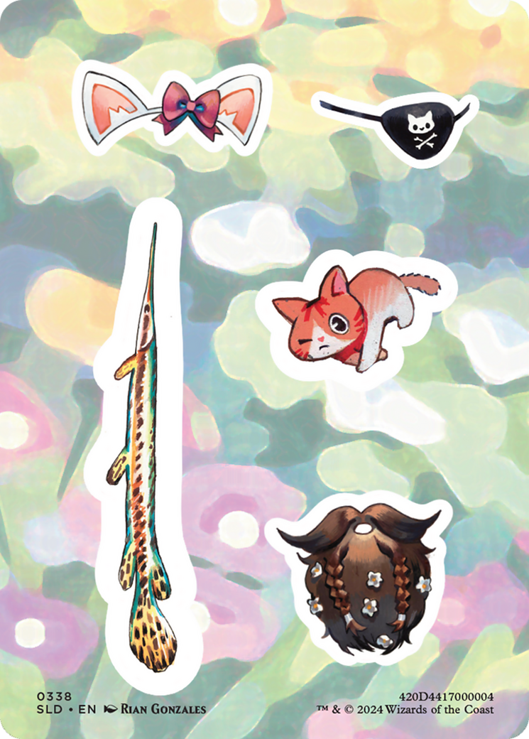 Image of Sticker sheet (SLD-338) - Secret Lair Drop Foil