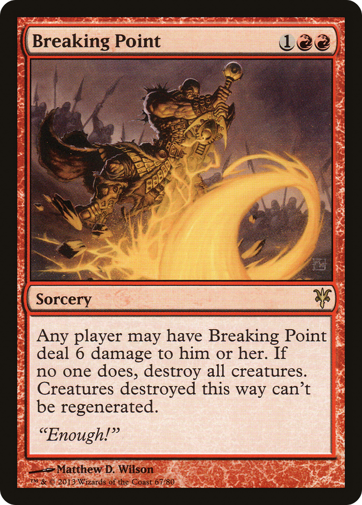 Image of Breaking Point (DDK-067) - Duel Decks: Sorin vs. Tibalt