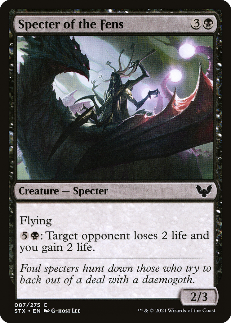 Image of Specter of the Fens (STX-087) - Strixhaven: School of Mages