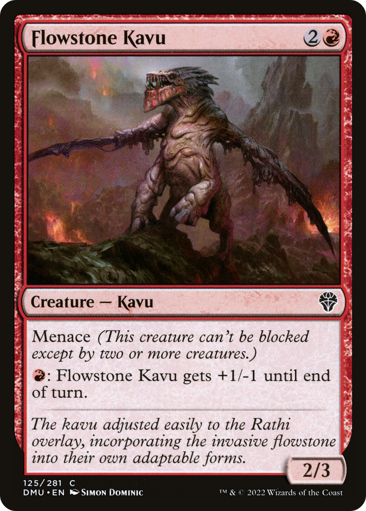 Image of Flowstone Kavu (DMU-125) - Dominaria United
