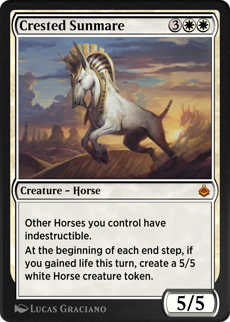 Image of Crested Sunmare (AKR-011) - Amonkhet Remastered