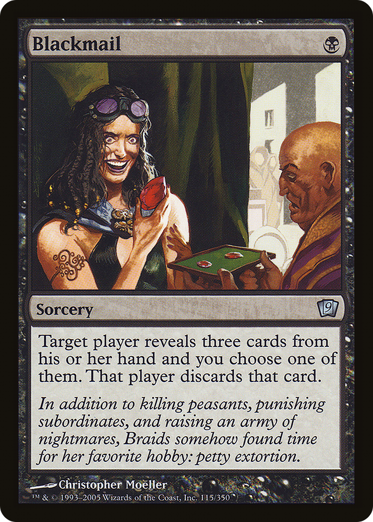 Image of Blackmail (9ED-115) - 9th Edition