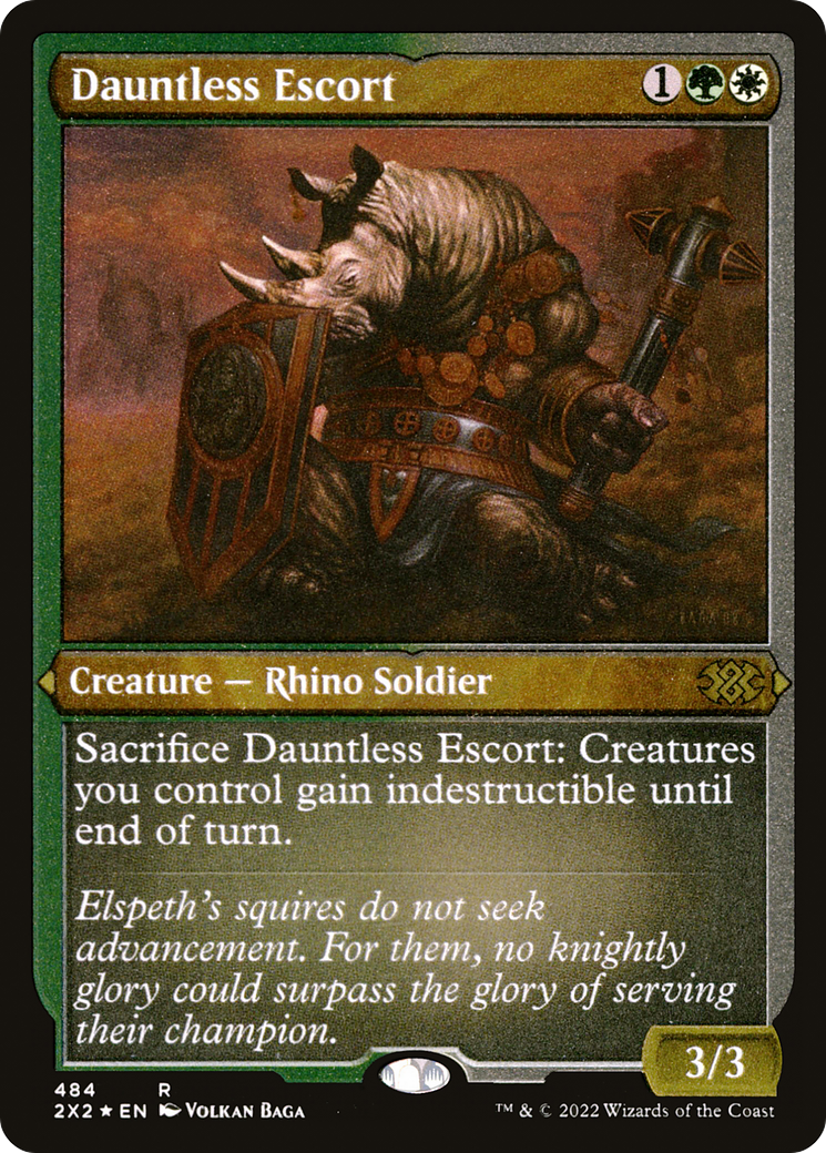 Image of Dauntless Escort (2X2-484) - Double Masters 2022 Foil