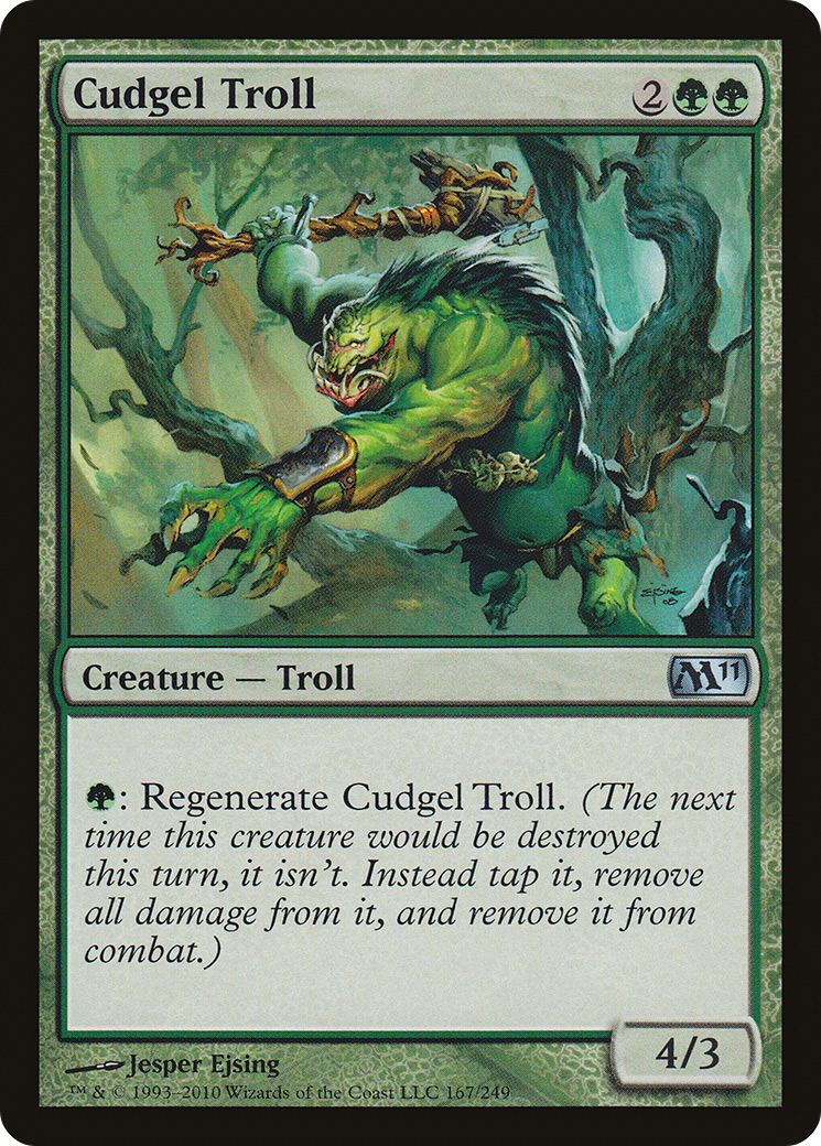 Image of Cudgel Troll (M11-167) - Magic 2011 Foil