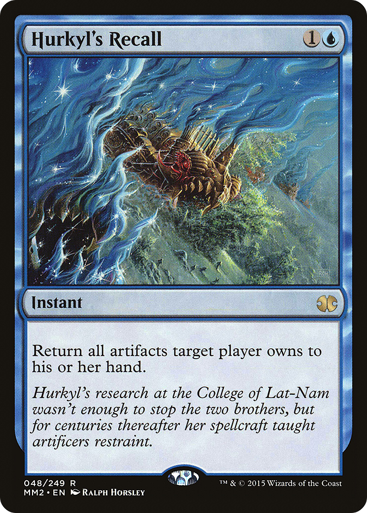 Image of Hurkyl's Recall (MM2-048) - Modern Masters 2015