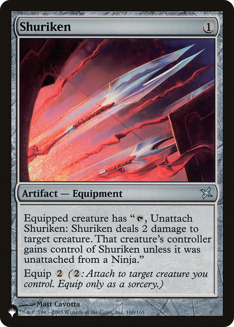 Image of Shuriken (LIST-160/165) - The List