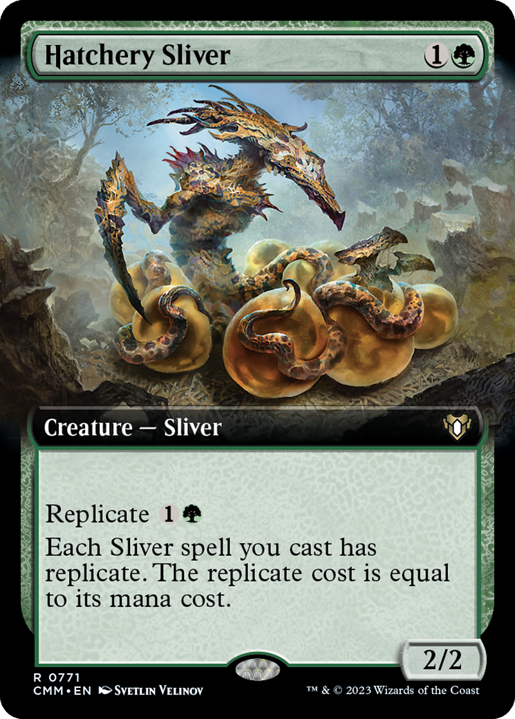 Image of Hatchery Sliver (Extended Art) (CMM-771) - Commander Masters: (Extended Art)