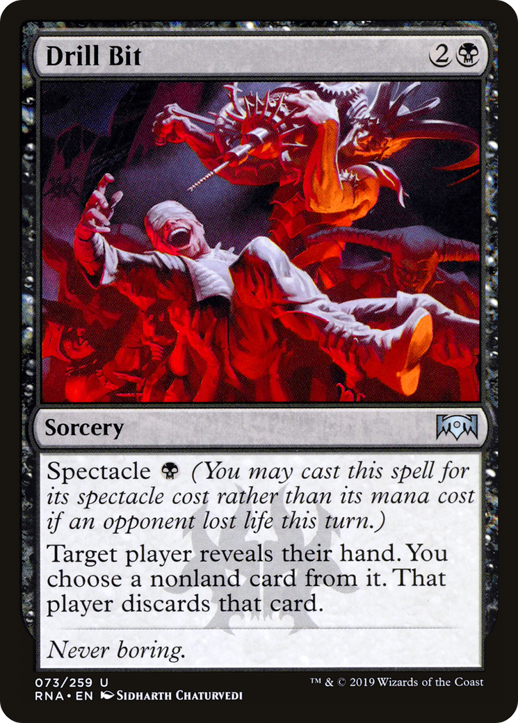 Image of Drill Bit (RNA-073) - Ravnica Allegiance Foil