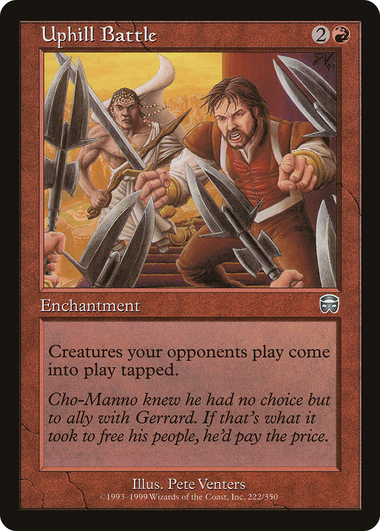 Image of Uphill Battle (MMQ-222) - Mercadian Masques