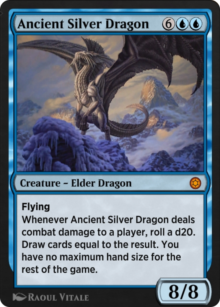 Image of Ancient Silver Dragon (HBG-110) - Alchemy Horizons: Baldur's Gate